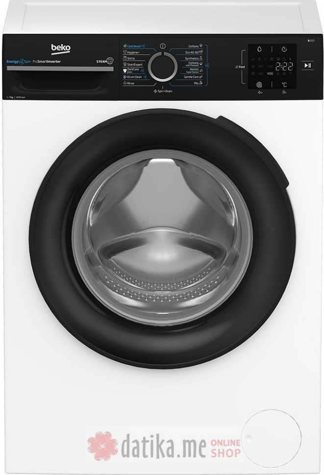 Beko BM3WFSU37413WPB Veš mašina 7 kg/1400rpm (Invertet motor)