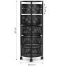 MODERNHOME KUHINJSKI ORGANIZER SA ROTIRAJUĆIM POLICAMA OD METALA 5 NIVOA  в Черногории