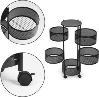 MODERNHOME KUHINJSKI ORGANIZER SA ROTIRAJUĆIM POLICAMA OD METALA 5 NIVOA 