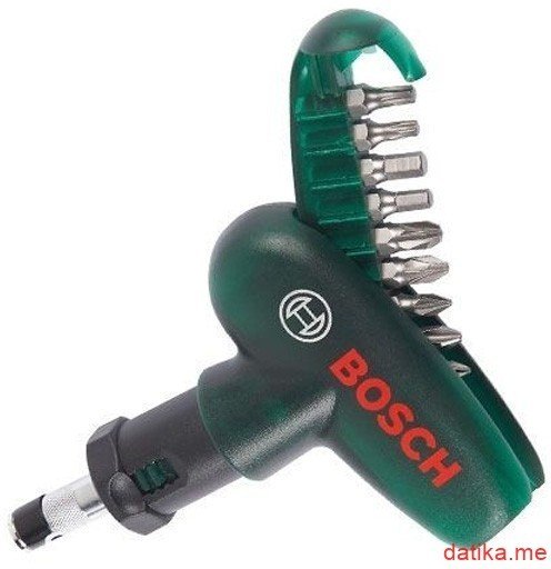 Bosch odvijač sa pljosnato-krstastim nastavcima 12kom „Pocket“