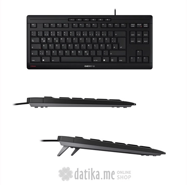 Cherry Stream TKL tiha Tastatura, Black