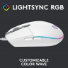 Logitech G102 Bijeli Gaming mis, zicni 