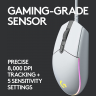 Logitech G102 Bijeli Gaming mis, zicni 