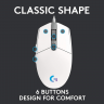 Logitech G102 Bijeli Gaming mis, zicni 
