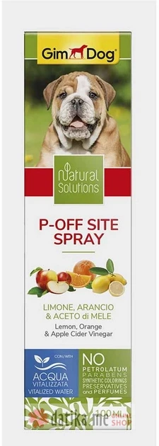 GIMDOG P-OFF SITE 100ML-spej za pse sa mirisom limuna