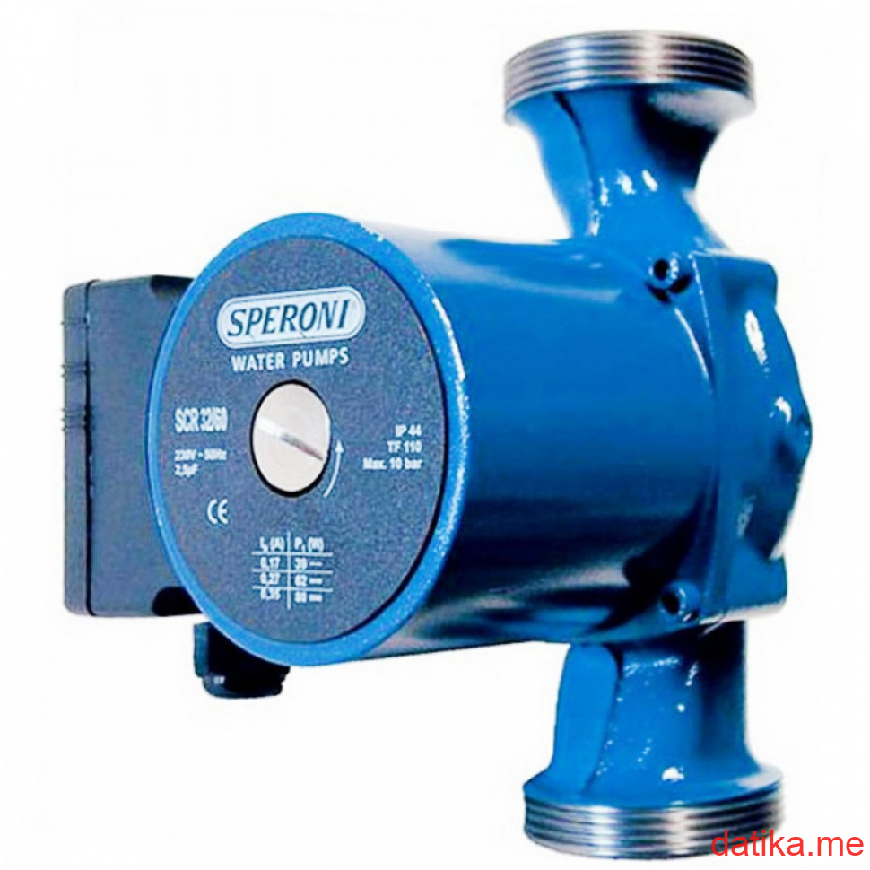 Speroni SCR32/60-180​ Cirkularna pumpa grijanja 110C 6m ..L/min в Черногории