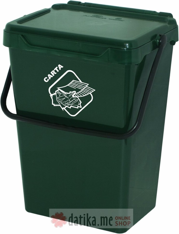 ARTPLAST Kanta sa poklopcem za otpatke 35L zelena BS35/V