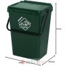 ARTPLAST Kanta sa poklopcem za otpatke 35L zelena BS35/V