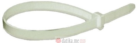 MAURER Vezice plastične bijele 9.0x610mm100/1