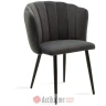 PAKKETO STOLICA Esme pakoworld metal black legs - velvet in anthracite color
