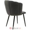 PAKKETO STOLICA Esme pakoworld metal black legs - velvet in anthracite color