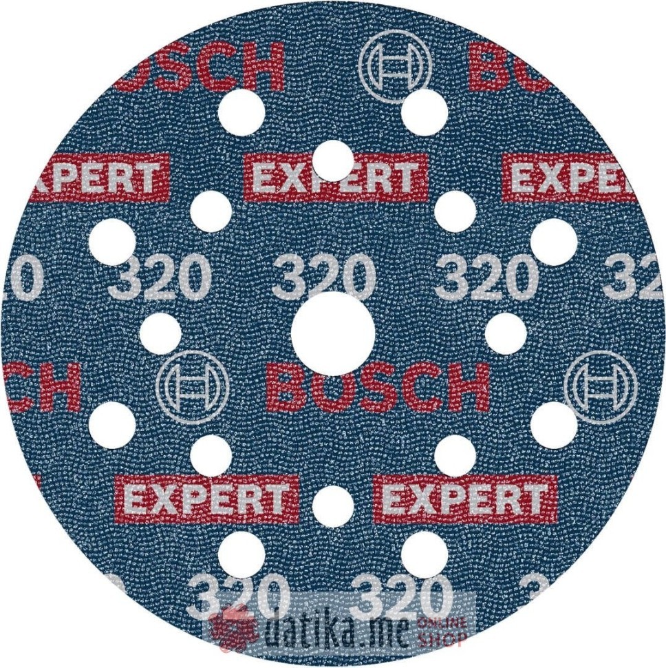 BOSCH Brusni disk za razne materijale 125mm, 6/1 G320 EXPERT O780