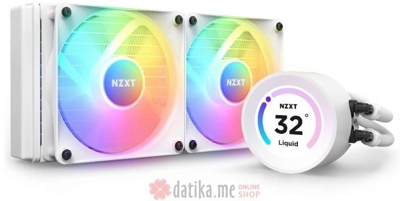 NZXT Kraken Elite 240 RGB vodeno hladenje belo (RL-KR24E-W1) 
