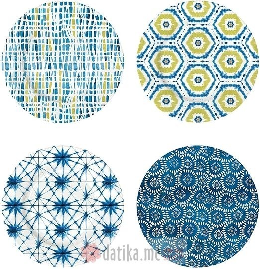 EASY LIFE SET TANJIRA 4/1 19cm SHIBORI