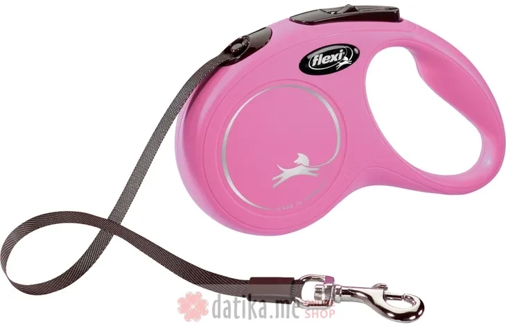 Flexi Povodac New Classic Small Tape 5M Pink