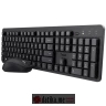TRUST Ody II Silent Wireless Keyboard & Mouse set, YU, Crna