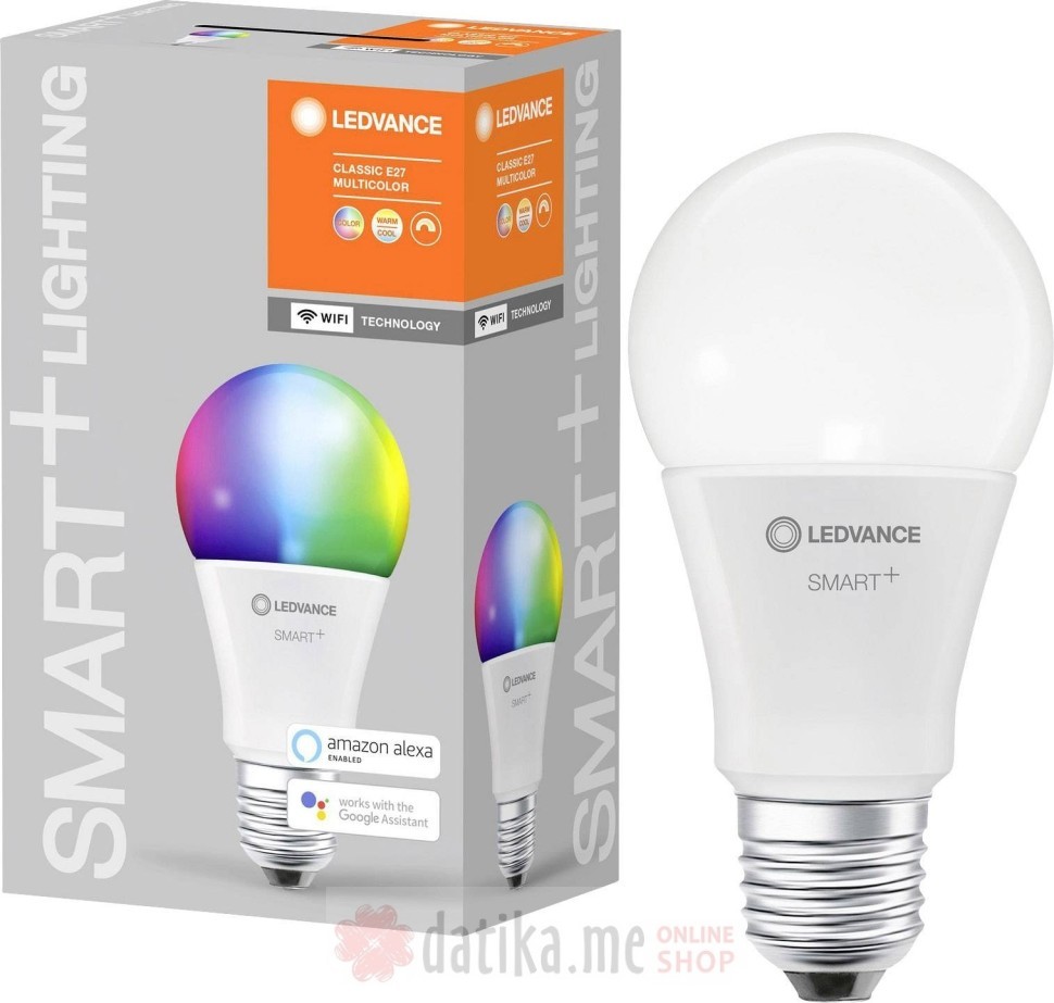 Ledvance LED sijalica Smart+WiFi CL A Frosted RGBW 60 9W/E27 Ledvance