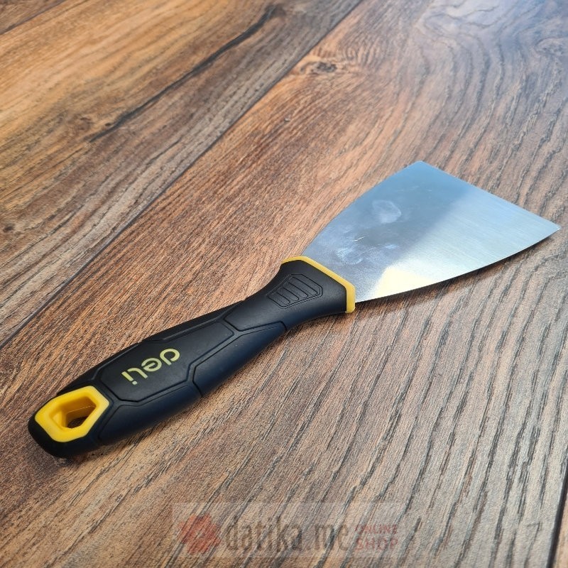 Špahtla inox gumena drška DELI 100mm 