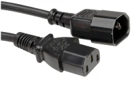 ROLINE Monitor Power Cable, IEC 320 C14 - C13, black, 0.5 m