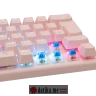 White Shark WAKIZASHI Pink - Blue switches gaming keyboard