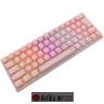 White Shark WAKIZASHI Pink - Blue switches gaming keyboard