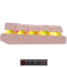 White Shark WAKIZASHI Pink - Blue switches gaming keyboard