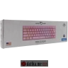 White Shark WAKIZASHI Pink - Blue switches gaming keyboard