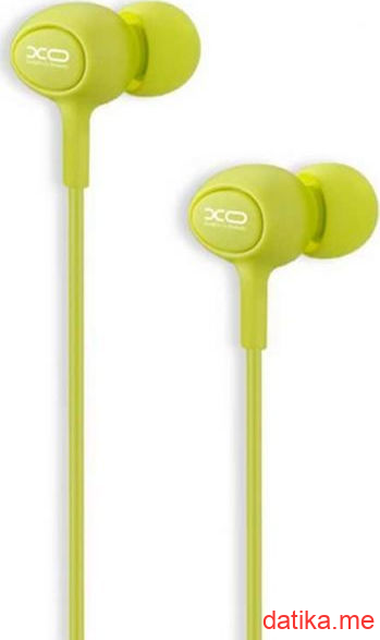 XO In-Ear S6 Green bubice, mikrofon, 3.5mm  in Podgorica Montenegro