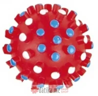Tatrapet  IGRACKA ZA PSE GUMENE LOPTE LUE/RED/GREEN SA BODLJAMA-7CM
