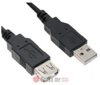 E-GREEN Kabl 2.0 USB A-USB A M/F (nastavak) 1.8