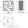 Arctic Cooling CPU Cooler Freezer 36 Black (1700, AM4, AM5)