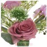 INART CVIJET FABRIC FLOWER BOUQUET FUCHSIA/WHITE H40