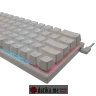 White Shark WAKIZASHI White - Blue switches gaming keyboard