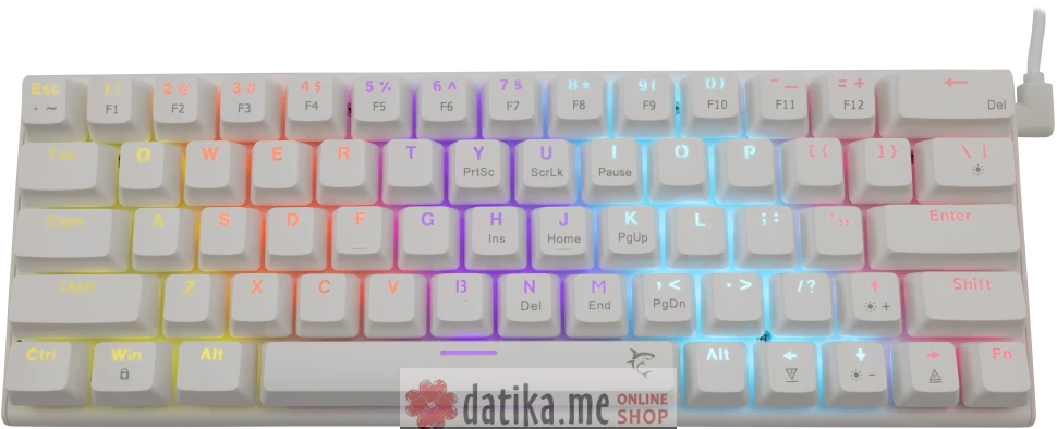 White Shark WAKIZASHI White - Blue switches gaming keyboard