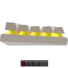 White Shark WAKIZASHI White - Blue switches gaming keyboard