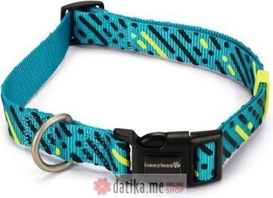 Beeztees OGRLICA ZA PSE MEMPHIS PLAVA 48-70 cm x 25 mm 