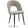 PAKKETO Stolica Jonah pakoworld velvet grey-black legs