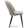 PAKKETO Stolica Jonah pakoworld velvet grey-black legs