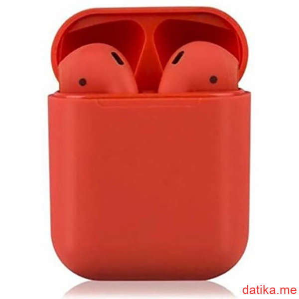 InPods Bluetooth 12 Crvene slusalice bezicne, mikrofon. in Podgorica Montenegro