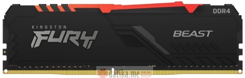KINGSTON DIMM DDR4 16GB (2x8GB kit) 3200MT/s KF432C16BB2AK2/16 Fury Beast RGB XMP