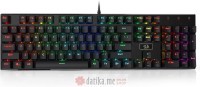 Redragon Tastatura Devarajas K556RGB Mechanical Gaming Keyboard, Brown Switches - Black