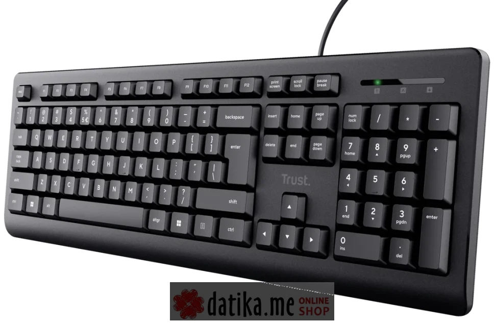 TRUST Primo Keyboard Zicana, YU, Crna в Черногории