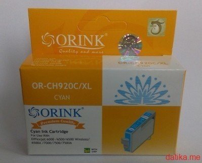 Orink HP Br.920XL (CD972AN) Cyan - za OfficeJet 7500 in Podgorica Montenegro