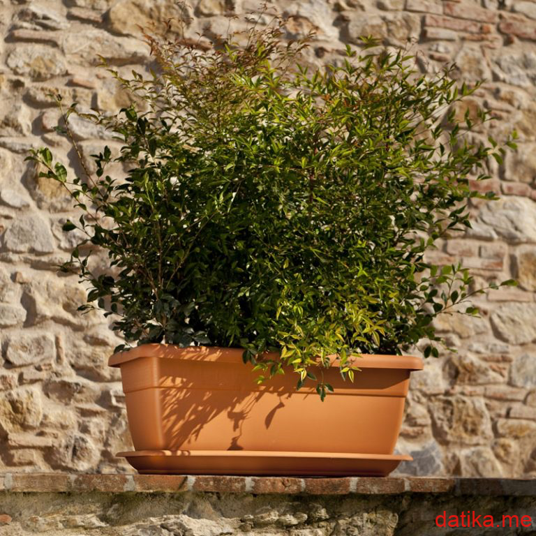 IDel Ducale Žardinjera plastična 60x30cm/27L Terracotta
