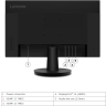 Lenovo N27q 27" QHD (2560x1440) IPS 100Hz monitor, 67C2GAC1EU
