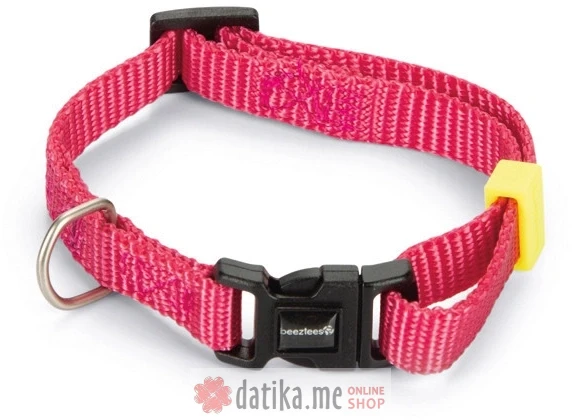 Beeztees OGRLICA ZA PSE UNI PINK 20-30 cm x 10 mm