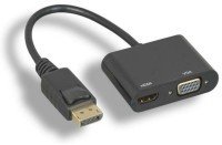 Fast Asia Adapter-konvertor DISPLAY PORT na HDMI+VGA 
