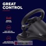 TRUST GXT289 Movi Movi Racing wheel/Black/Wired/2m/Clamps/USB-A