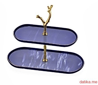 Glore BLUE WIND OVALNI ETAZER-DVA NIVOA 23CM.