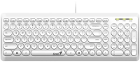 Genius SlimStar Q200 Keyboard (White)